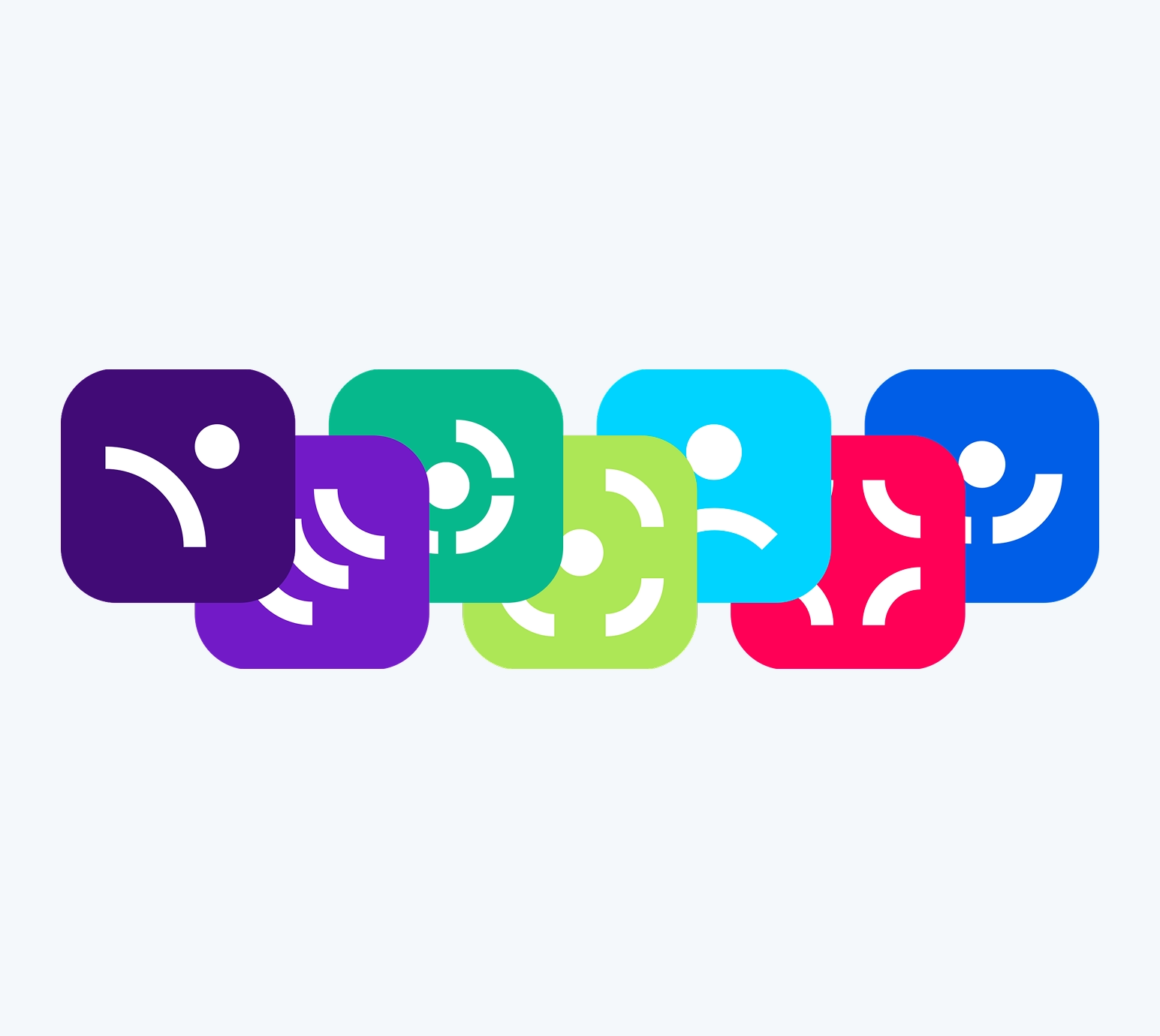 Color-coded Care Suite module identity system.