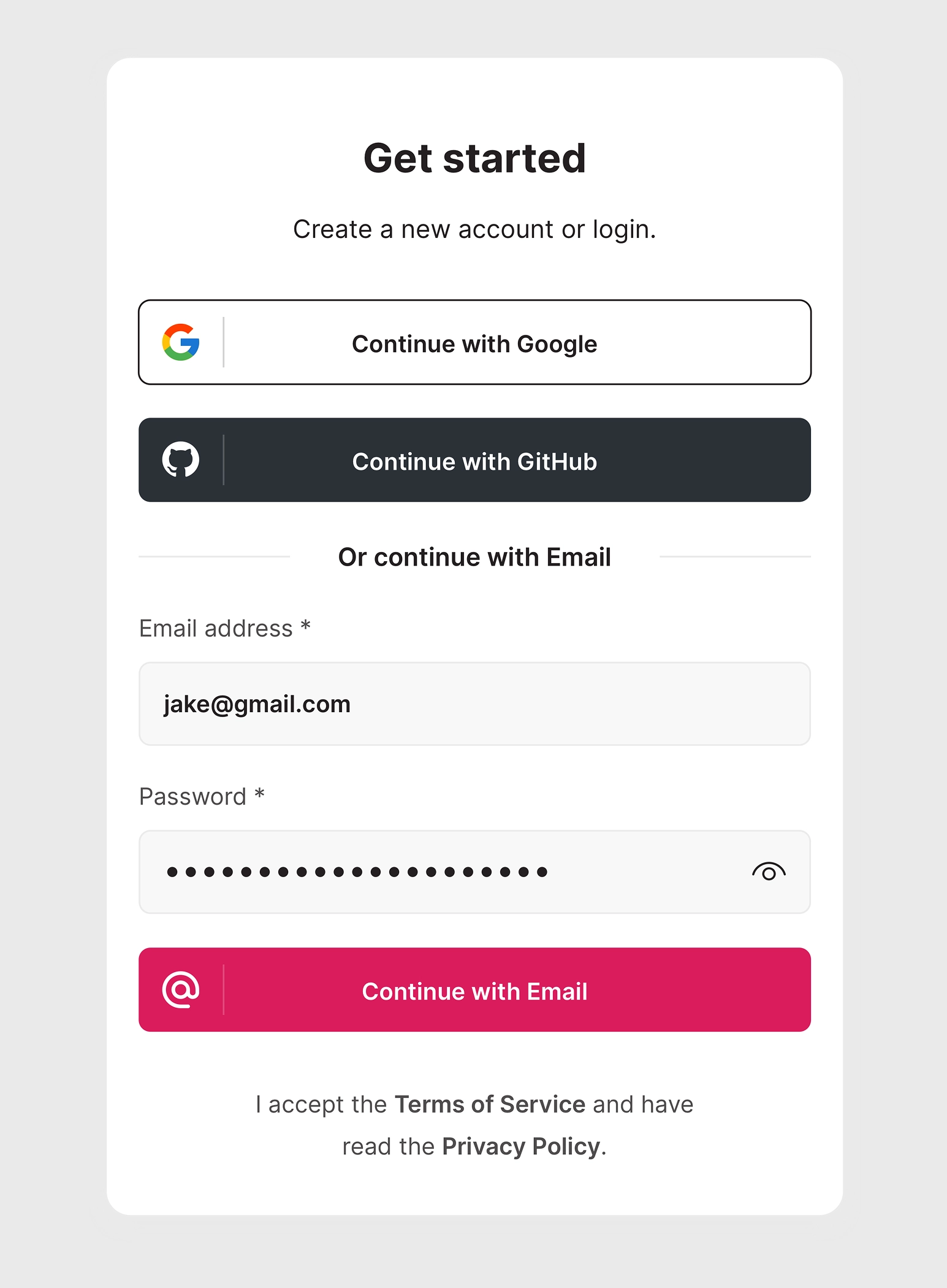 Jambonz Get Started onboarding screen.