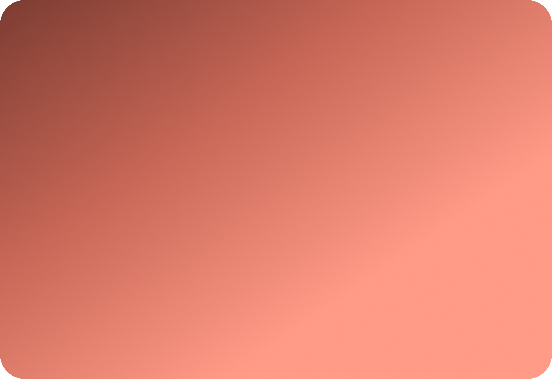 Rituality motion study frame with a soft terracotta gradient.