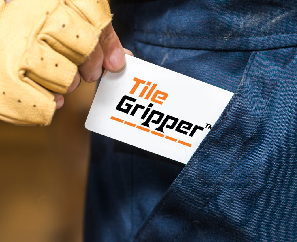 Tile Gripper tool rendered in close-up product photography against a plain background.